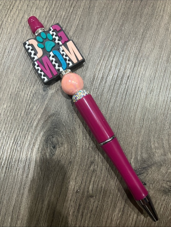 Accessories - Hand Beaded “Dog Mom” Pen. Create a pen bundle and save!